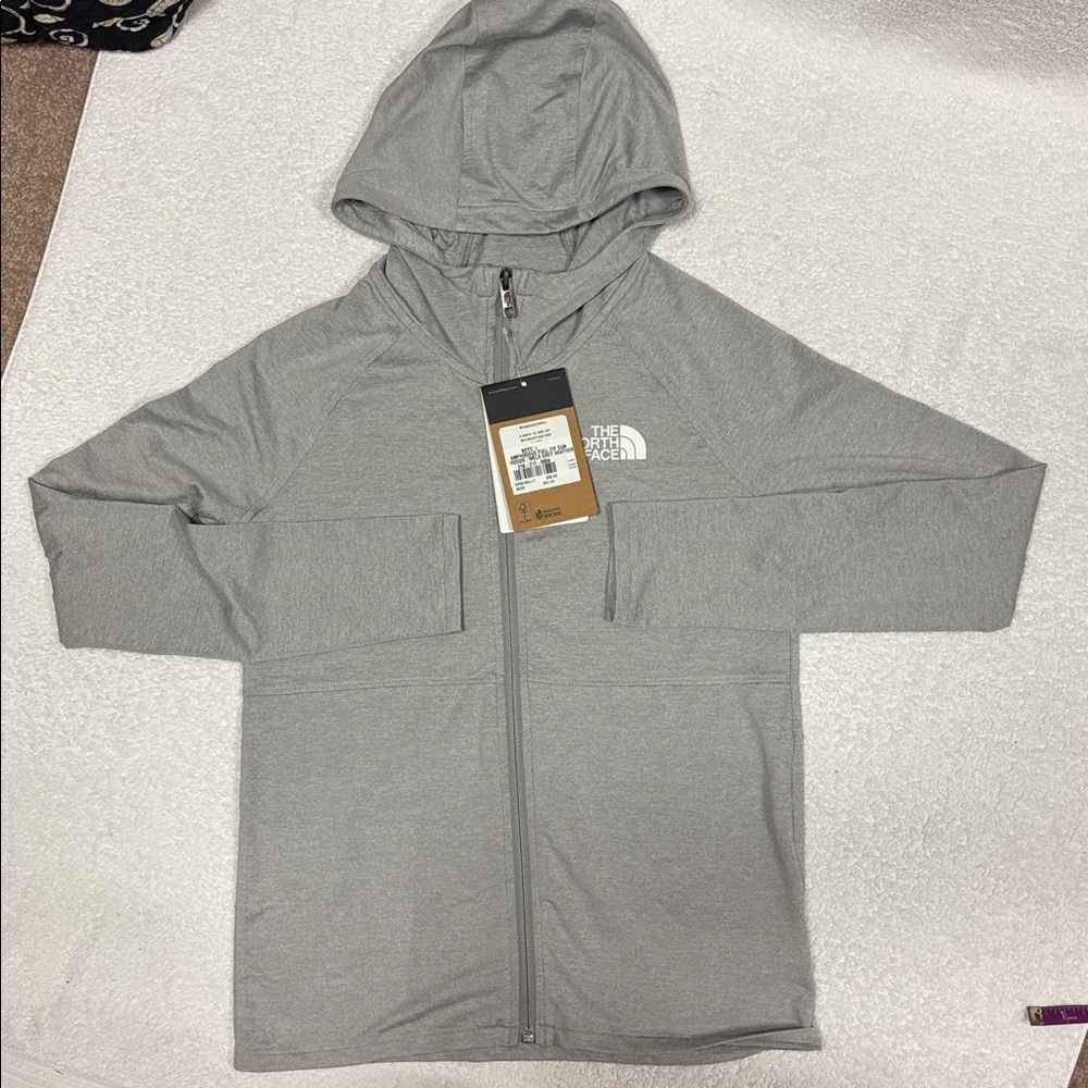 NWT The North Face amphibious full zip sun hoodie boys large